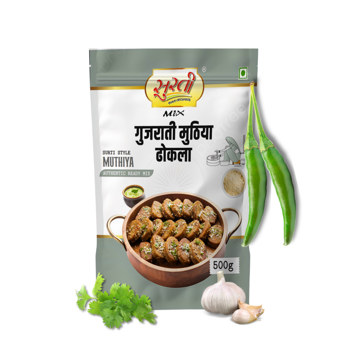 Surtimix Gujarati Muthiya Dhokla Atta – गुजराती मुठिया ढोकला – Healthy & Flavorful Snack