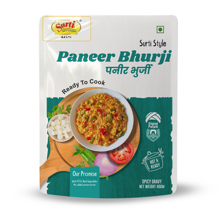 Surtimix Paneer Bhurji Punjabi sabji Gravy Masala – पनीर भुर्जी पंजाबी सब्जी  ग्रेवी मसाला – Spicy & Flavorful North Indian Blend
