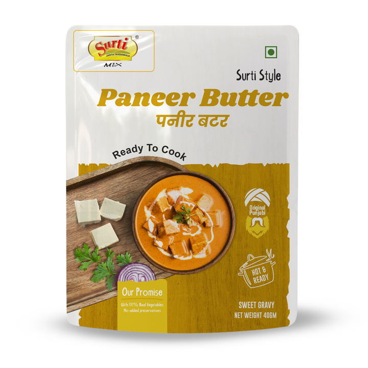 Surtimix Paneer Butter Punjabi Sabji Gravy Masala – पनीर बटर पंजाबी सब्जी ग्रेवी मसाला – Rich & Creamy North Indian Flavor