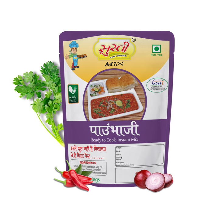 Surtimix  Delicious Pav Bhaji Gravy Masala – स्वादिष्ट पाव भाजी ग्रेवी मसाला – Rich & Flavorful Spice Blend