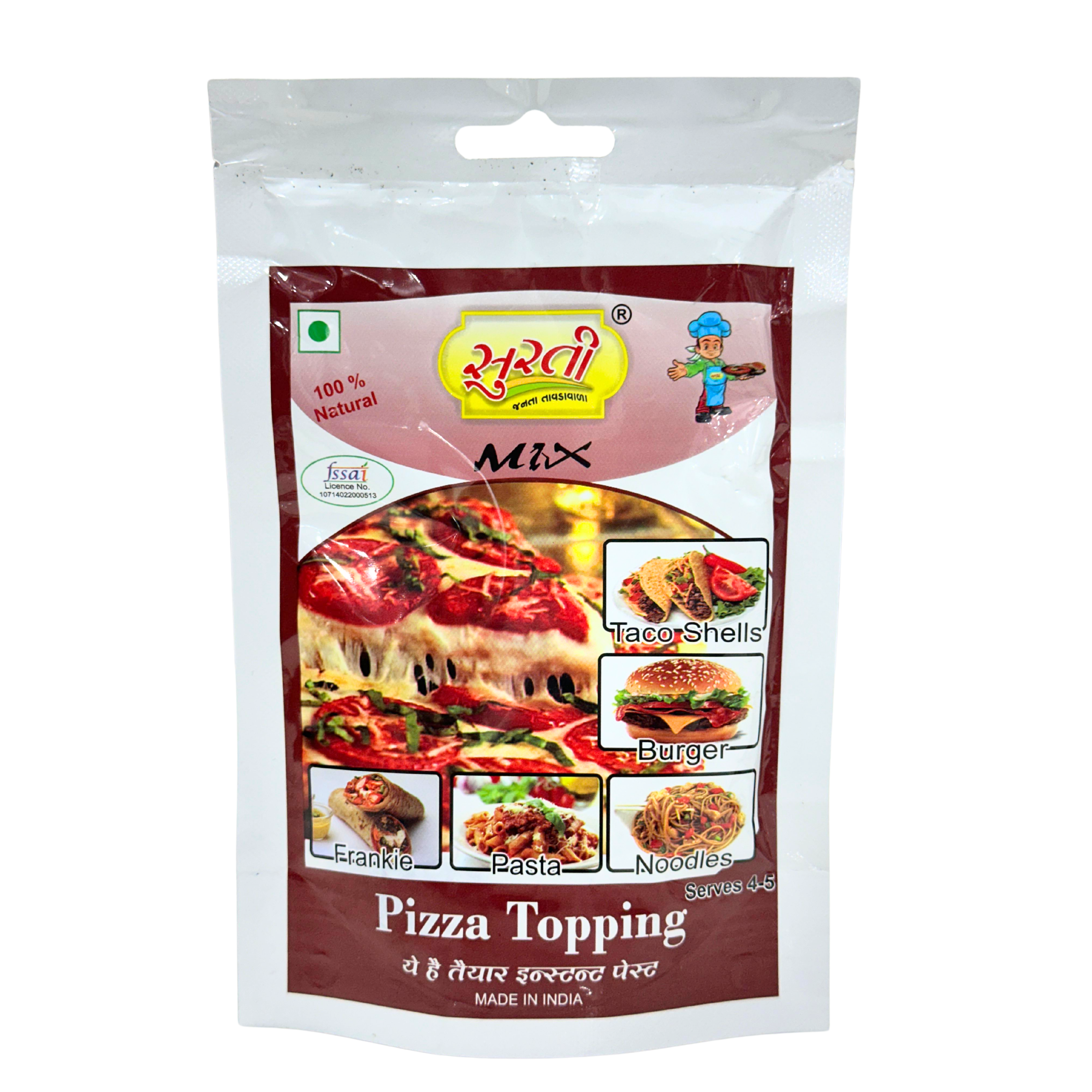 Surtimix Pizza Topping Sauce – Bold & Flavorful Italian-Style Sauce | 80g Pack of 3 |