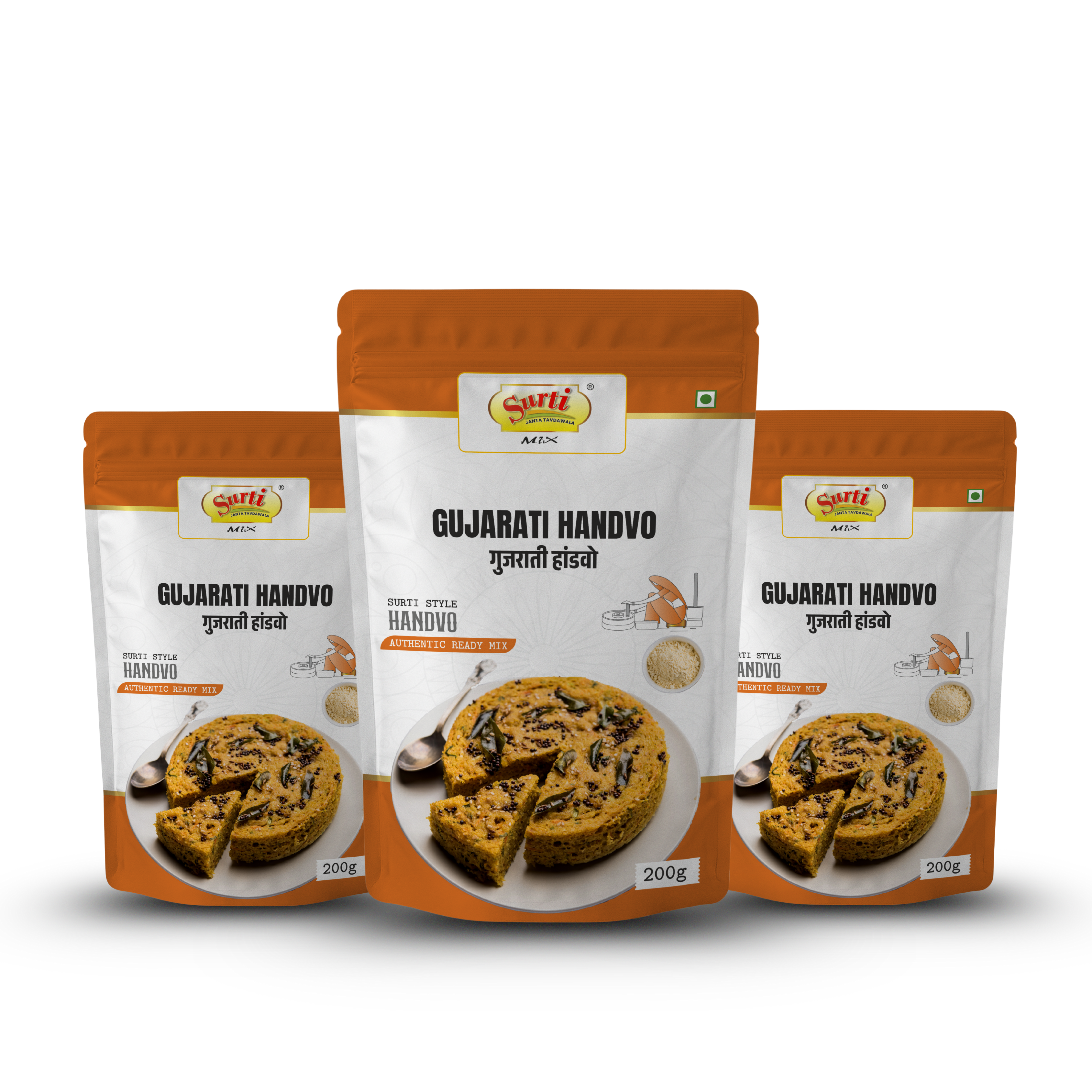 Surtimix Handvo Aata – हांडवो आटा – Traditional Gujarati Savory Mix |Pack Of 3|