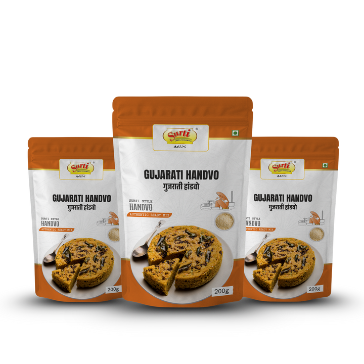 Surtimix Handvo Aata – हांडवो आटा – Traditional Gujarati Savory Mix |Pack Of 3|