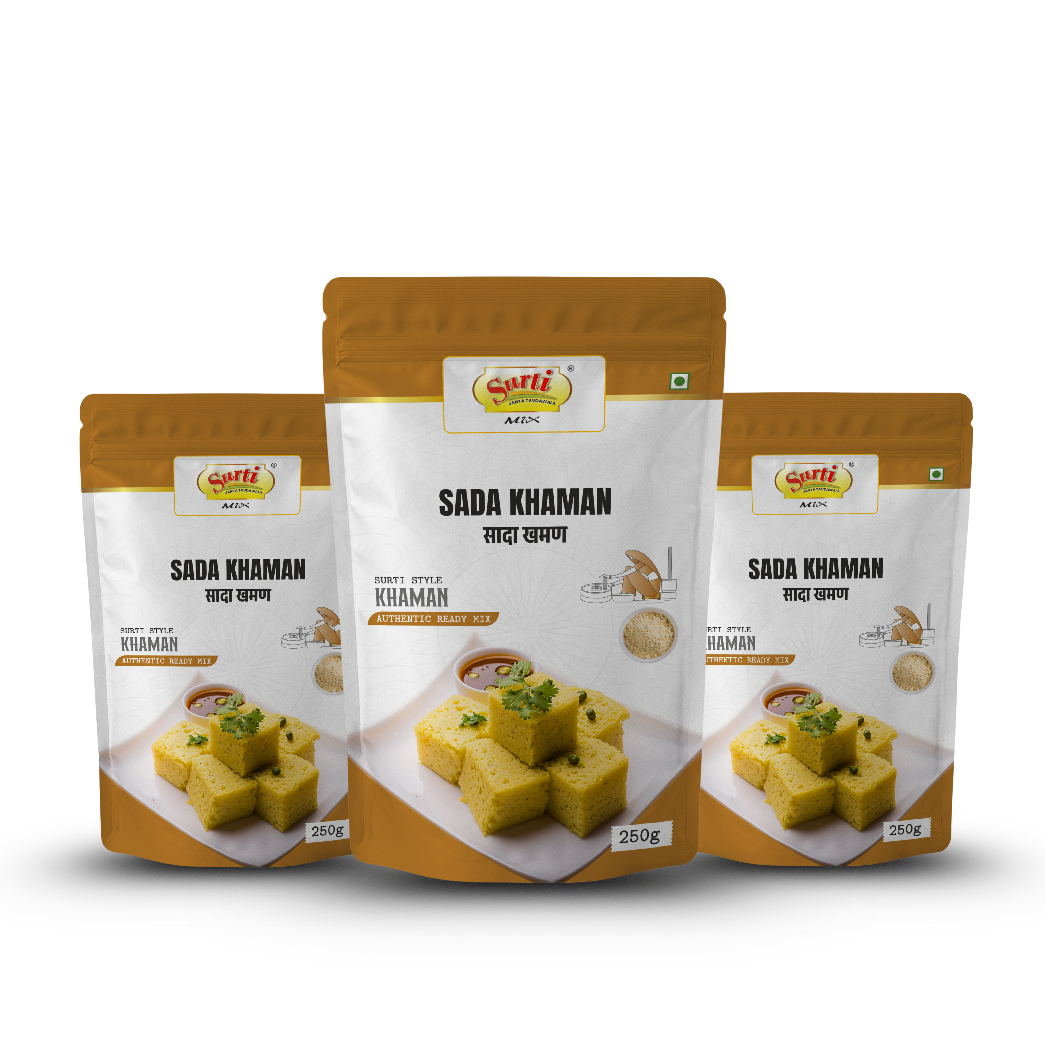 सुर्टिमिक्स सादा खमन आटा - सादा खमन आटा - नरम और स्पंजी गुजराती स्नैक मिक्स