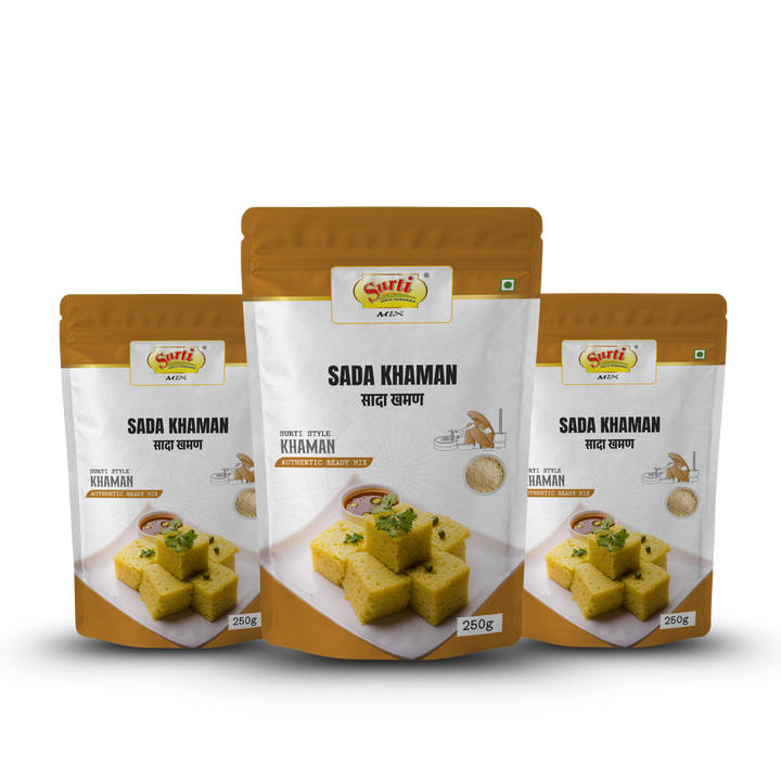 Surtimix Saada Khaman Atta – साधा खमन आटा – Soft & Spongy Gujarati Snack Mix |Pack Of 2|