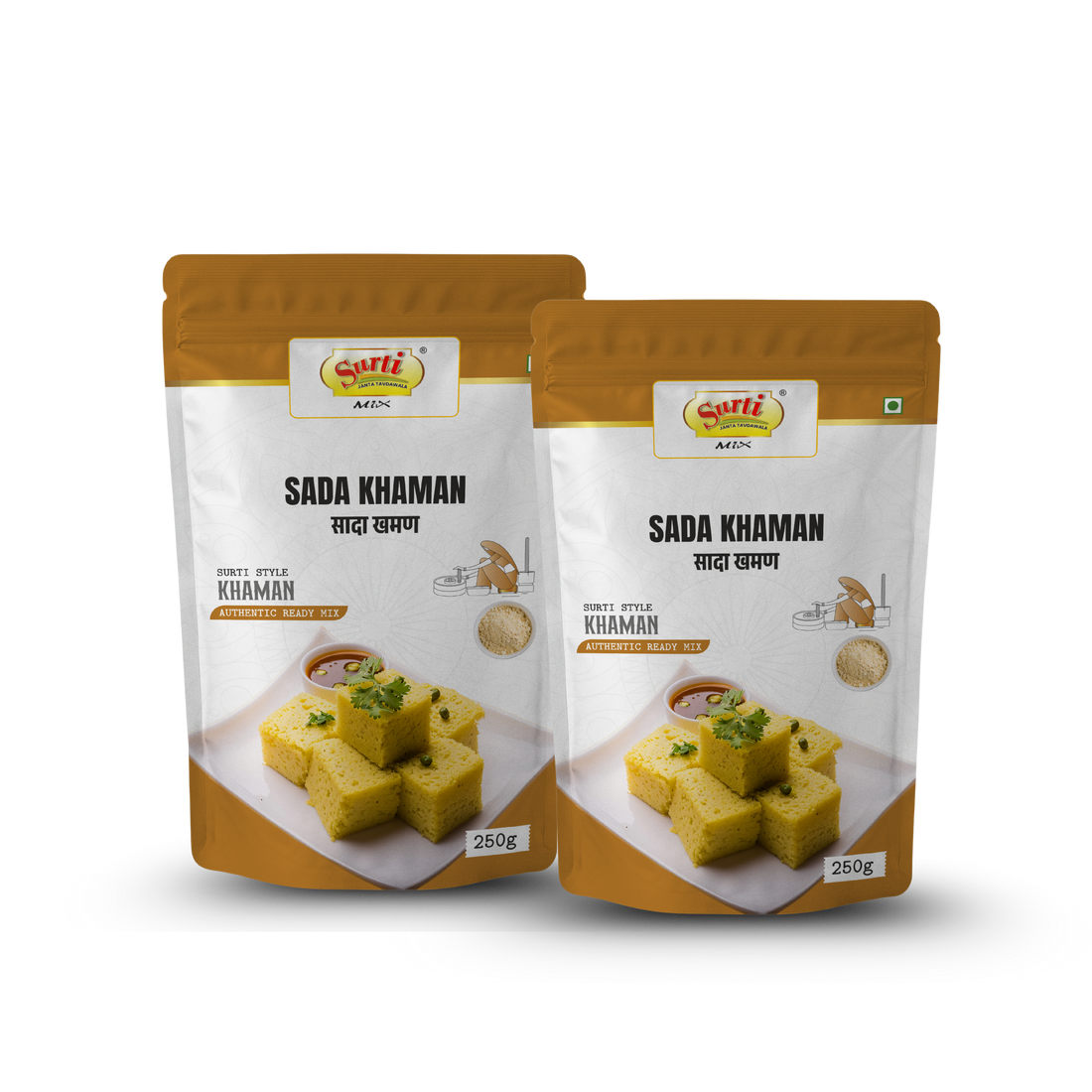 Surtimix Saada Khaman Atta – साधा खमन आटा – Soft & Spongy Gujarati Snack Mix |Pack Of 2|