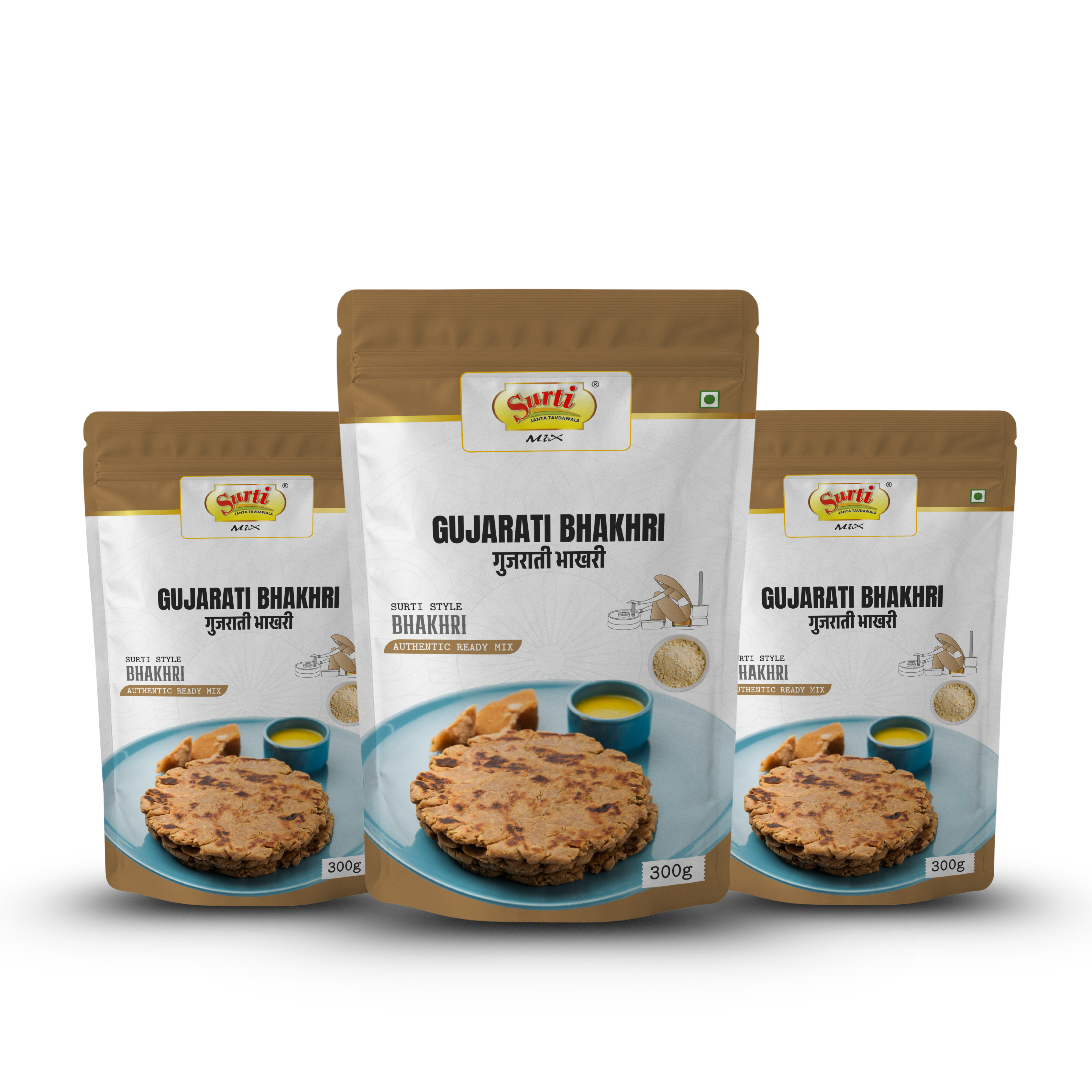 Gujarati Bhakhri Atta |Pack Of 3|
