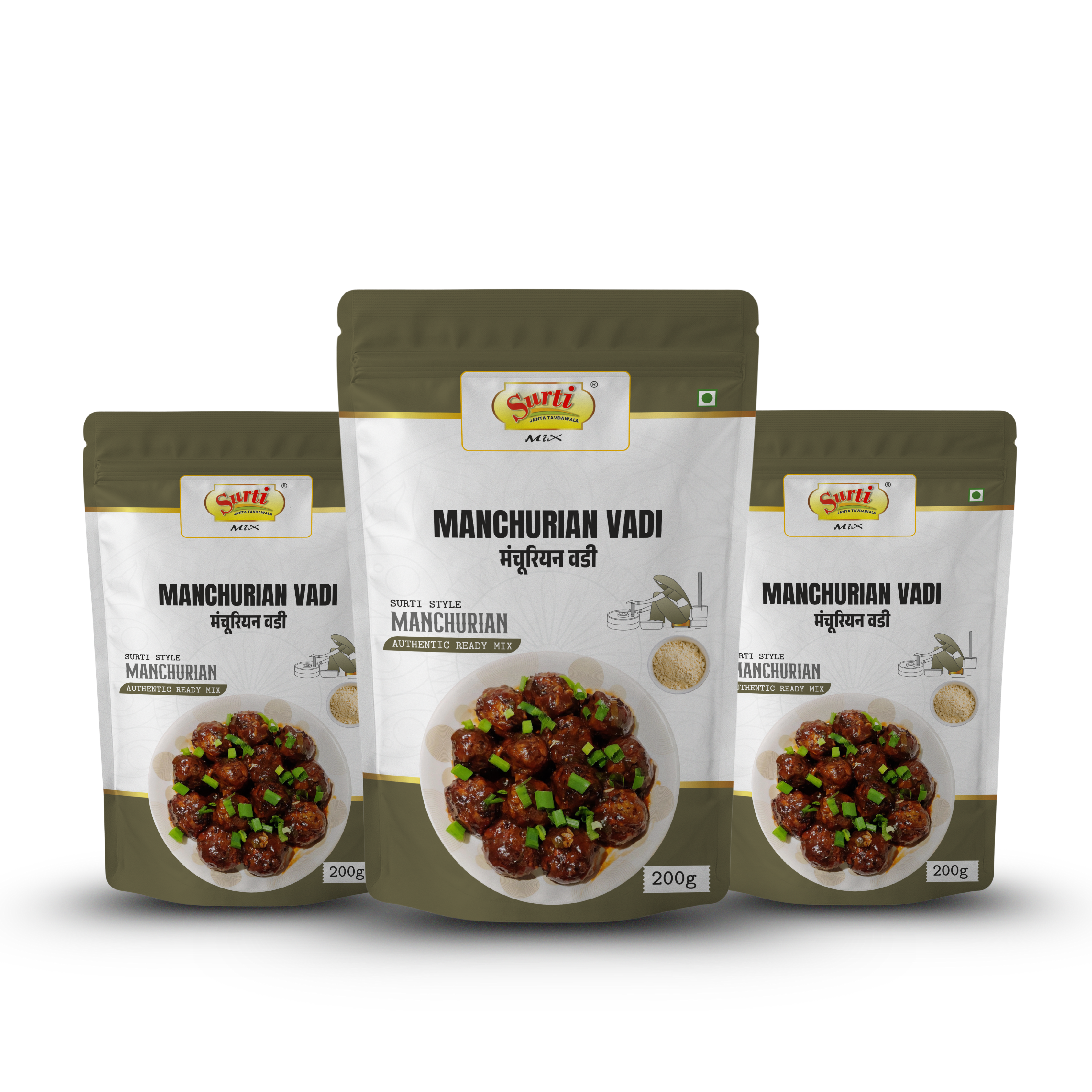 सुर्टिमिक्स मंचूरियन वडी आटा - मंचूरियन वडी आटा - भारतीय और चीनी स्वादों का मिश्रण