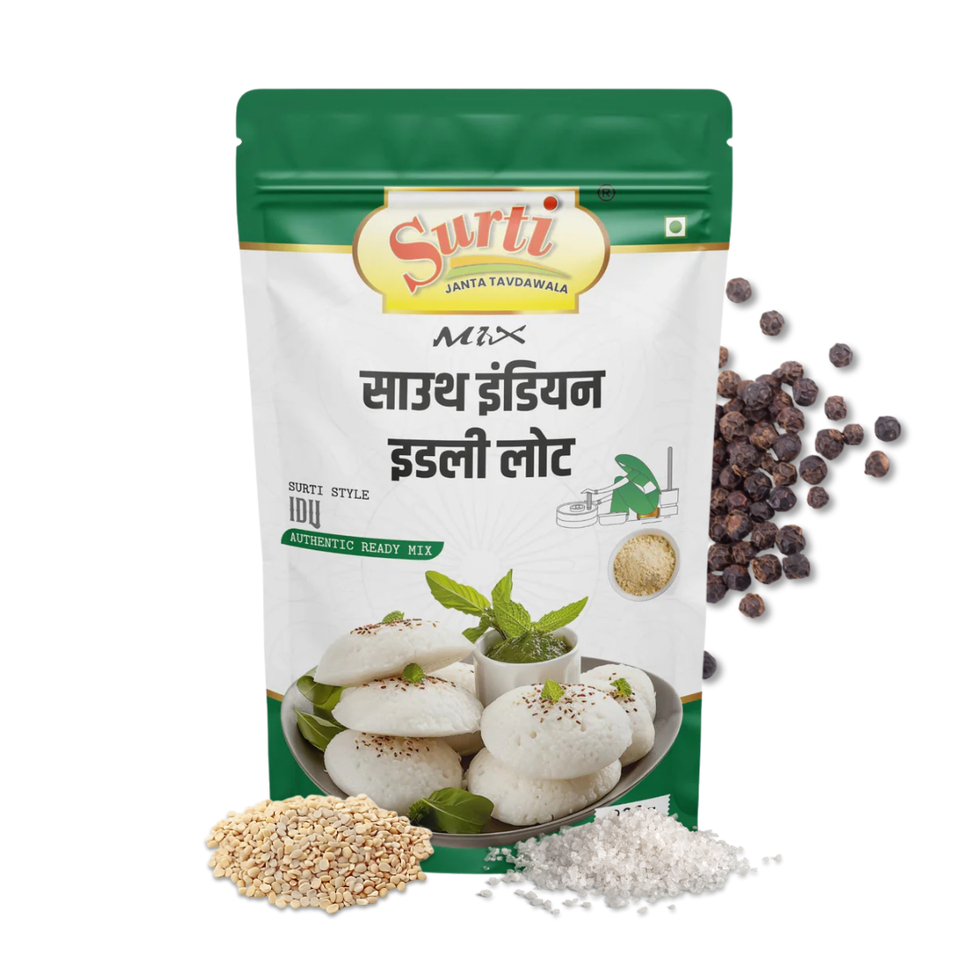 Surtimix South Indian Idli Atta - साउथ इंडियन इडली आटा - Soft & Fluffy Steamed Snack