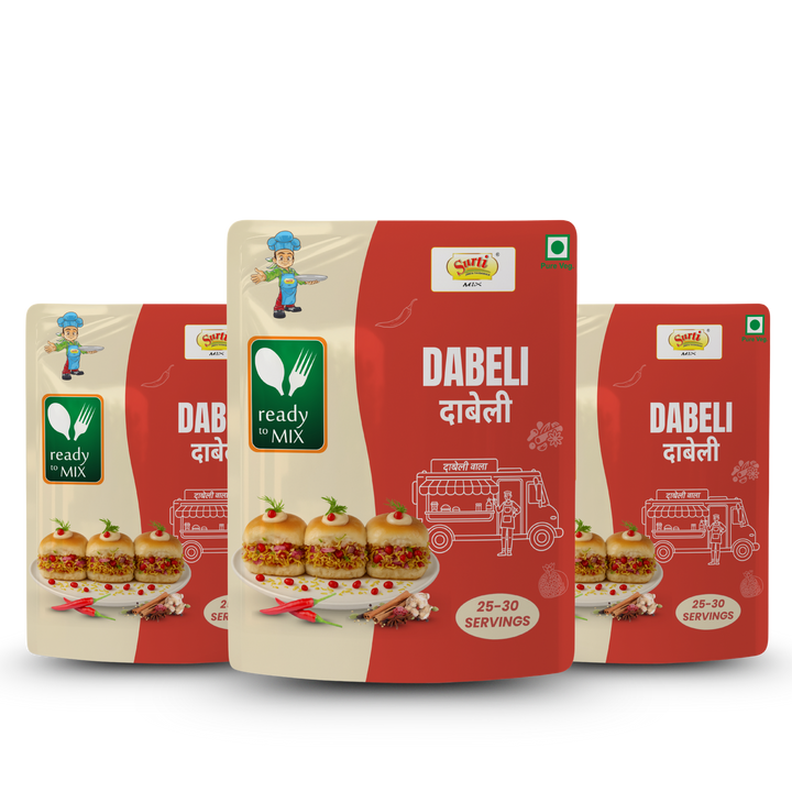 Surtimix Dabeli Masala – दाबेली मसाला – Authentic Kutchi Dabeli Spice Blend  |Pack Of 3|