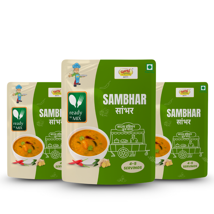 Surtimix Sambar Masala – सांभर मसाला – Authentic South Indian Spice Blend |Pack Of 3|