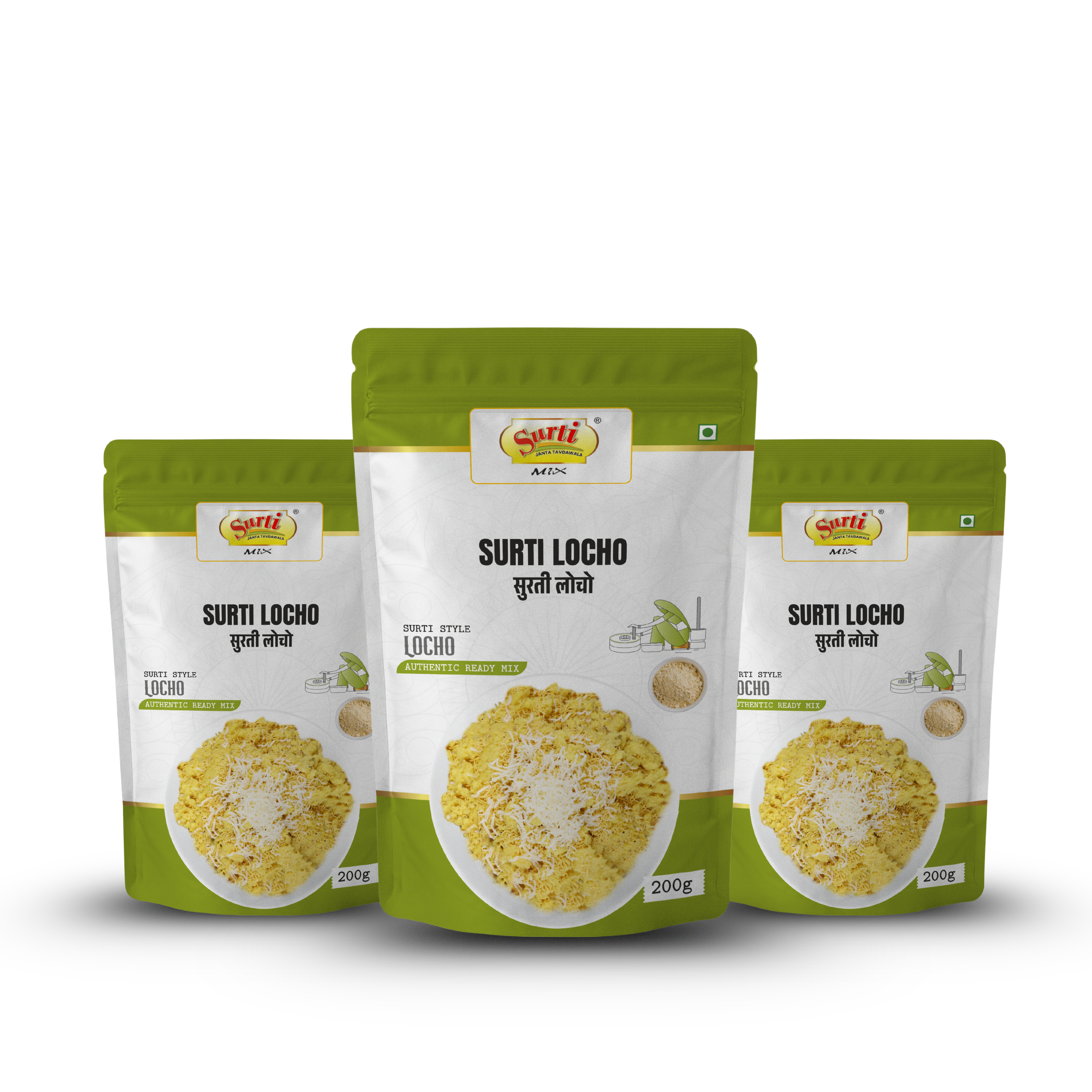 Surtimix Surti Locho Atta – सुरती लोचो आटा – Authentic Gujarati Snack Mix  |Pack Of 3|