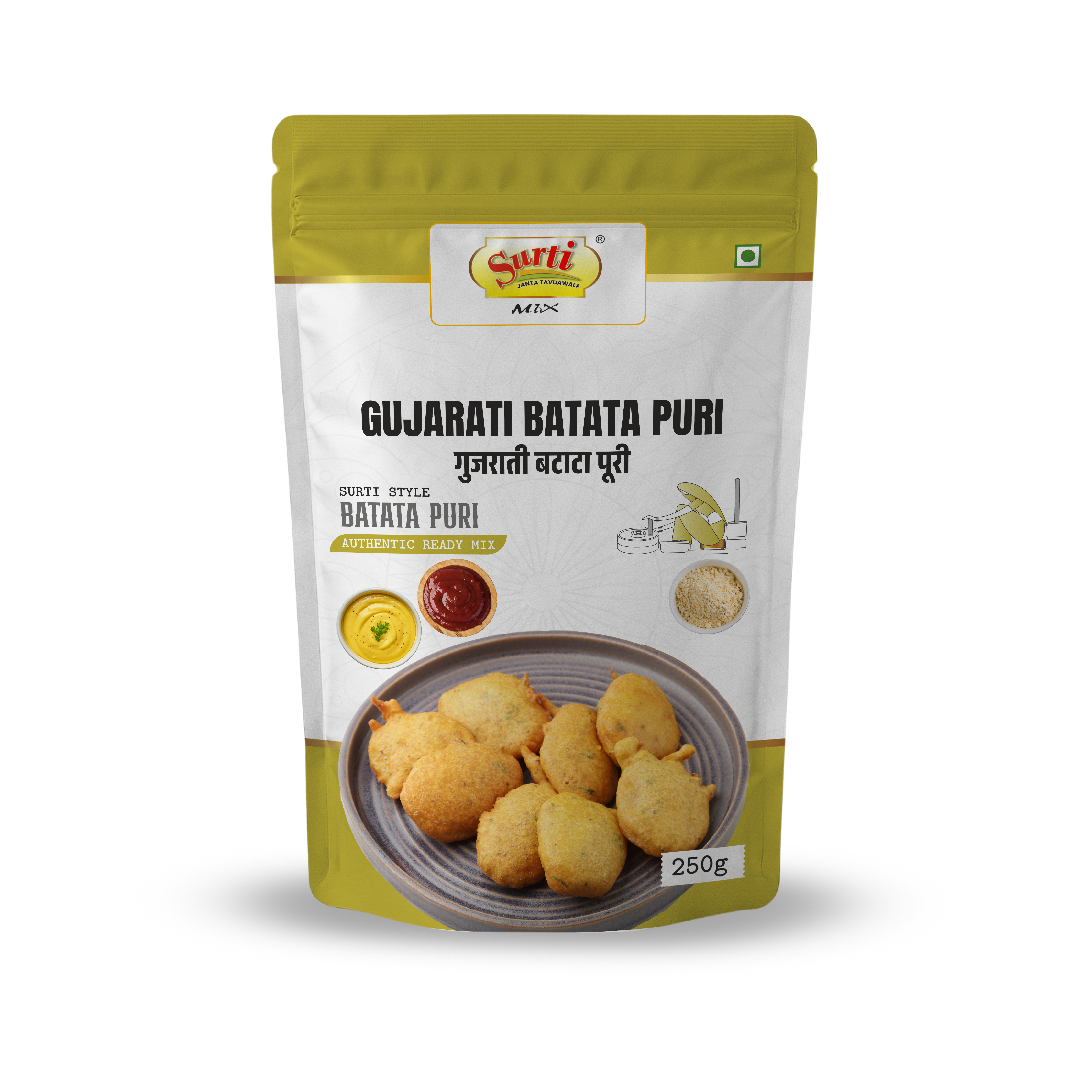 Surtimix Gujarati Batata Puri Atta – गुजराती बटाटा पूरी आटा – Crispy & Flavorful Snack