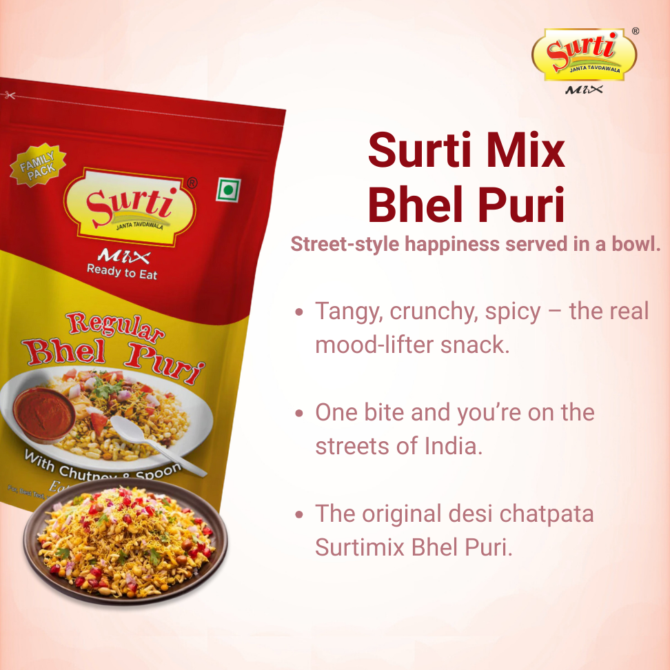 Surtimix Bhel Puri - भेल पुरी – Authentic Indian Street Food Snack