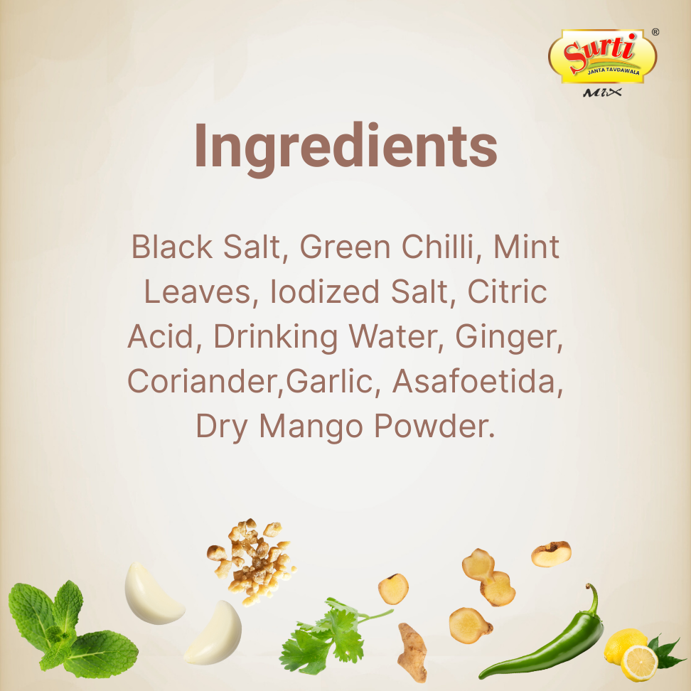 Surtimix PaniPuri | Gol Gappa Paste  | Puchka | Pakodi | Pani Patasha | Water Balls Paste Lasun| Garlic – पानी पूरी लहसुन गोलगप्पे – Spicy & Garlicky Street-Style Flavor |Pack Of 5|