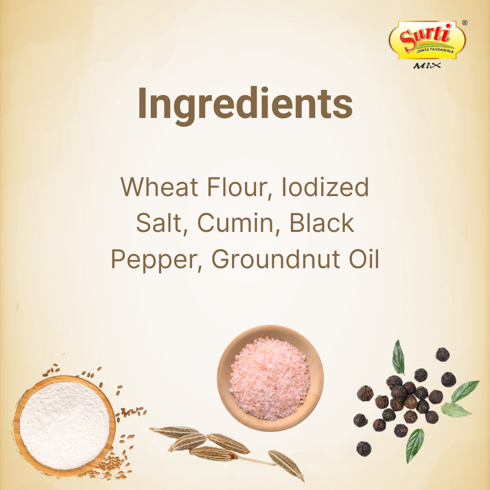 Gujarati Bhakhri Atta |Pack Of 3|