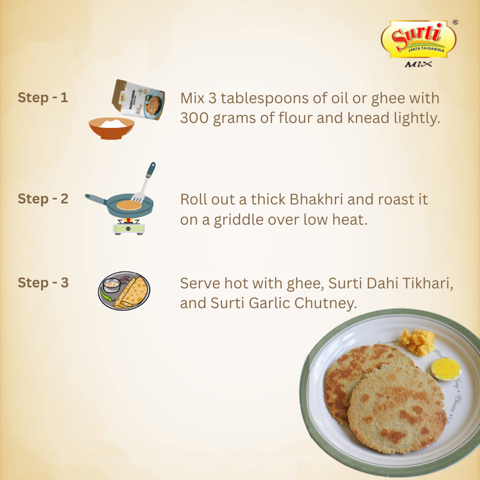 Gujarati Bhakhri Atta |Pack Of 3|