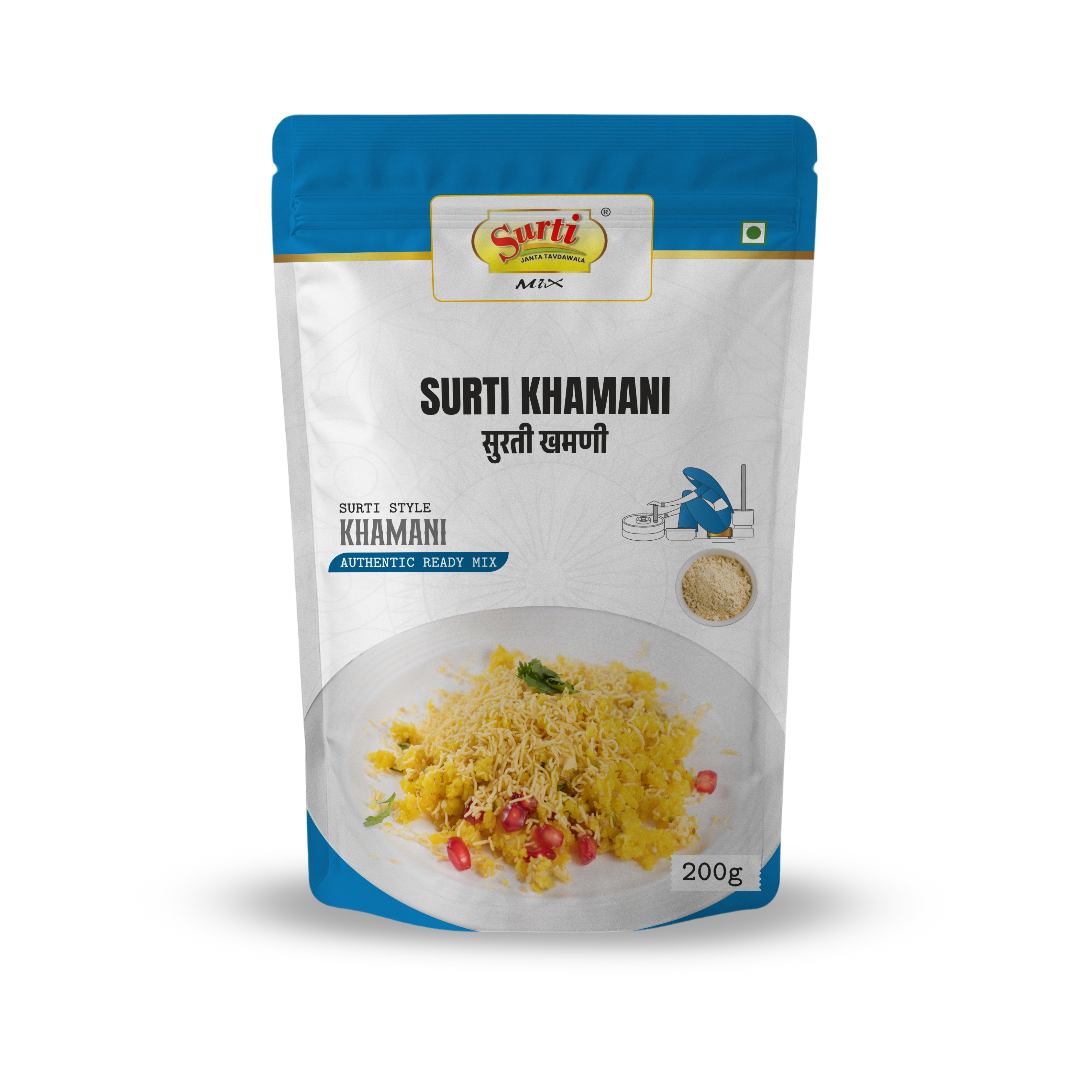 Surti Mix Surtimix Khamani Mix – सूरतमिक्स खमनी आटा – Soft & Crunchy Gujarati Snack Mix | Pack of 3 |