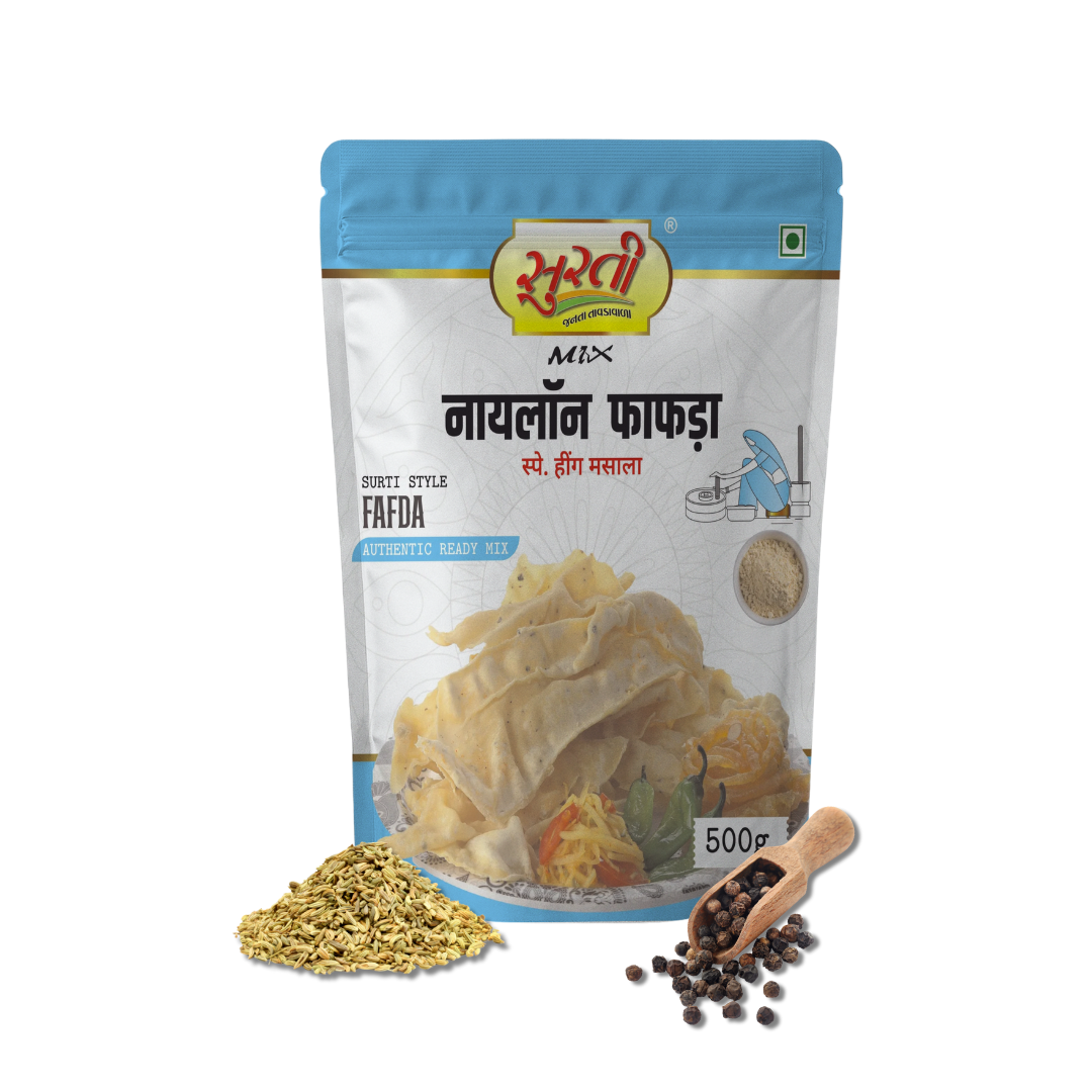 Surtimix Gujarati Nylon Fafda Atta – गुजराती नायलॉन फाफड़ा – Crispy & Authentic Gujarati  Snack