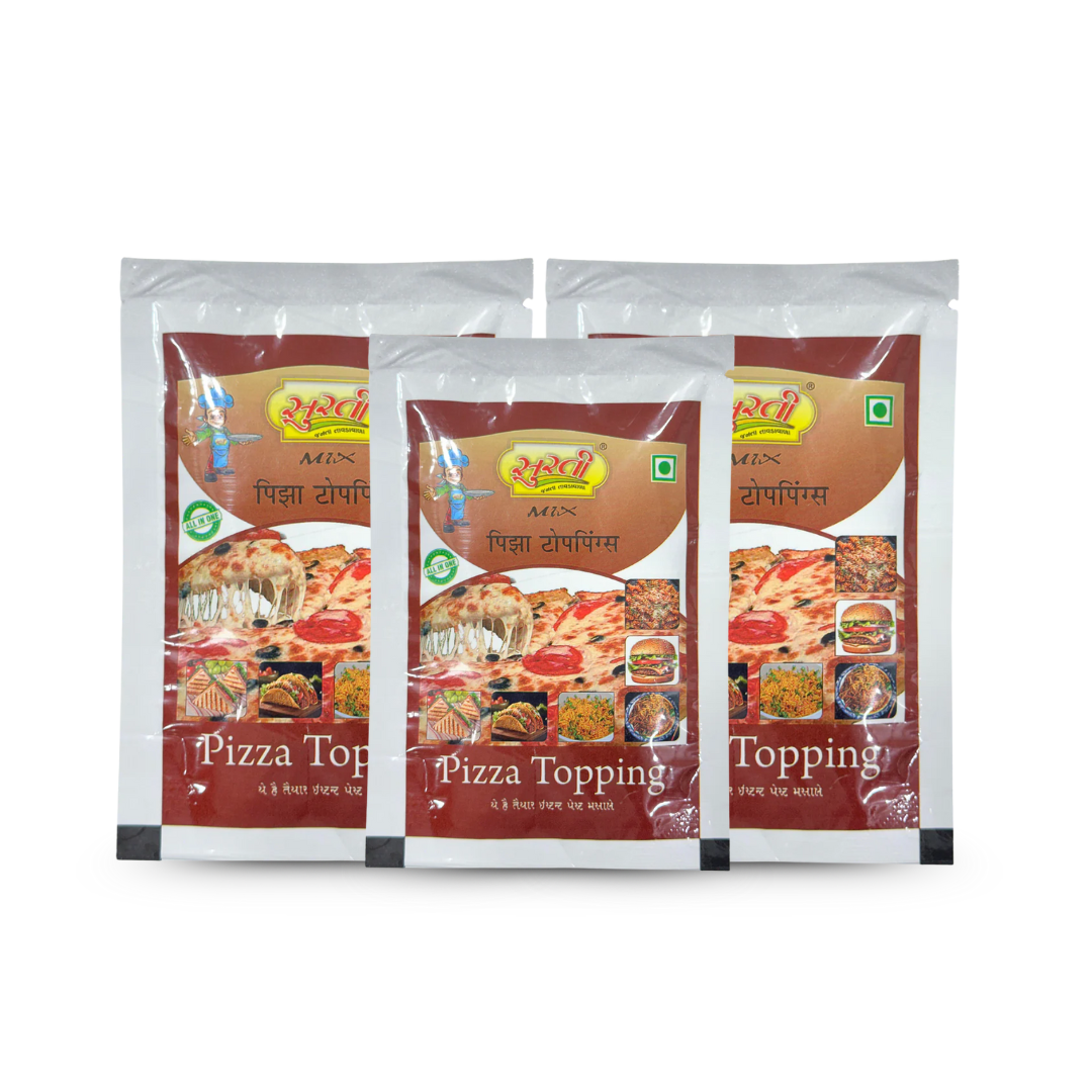 Surtimix Pizza Topping Sauce – Bold & Flavorful Italian-Style Sauce | 80g Pack of 3 |