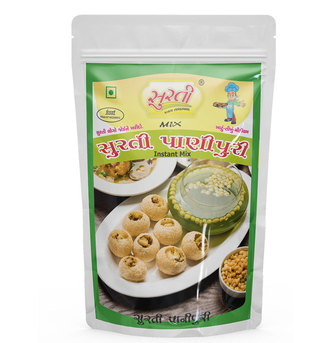 Surtimix Pani Puri Regular – पानी पूरी रेगुलर – Classic & Crunchy Street-Style Snack