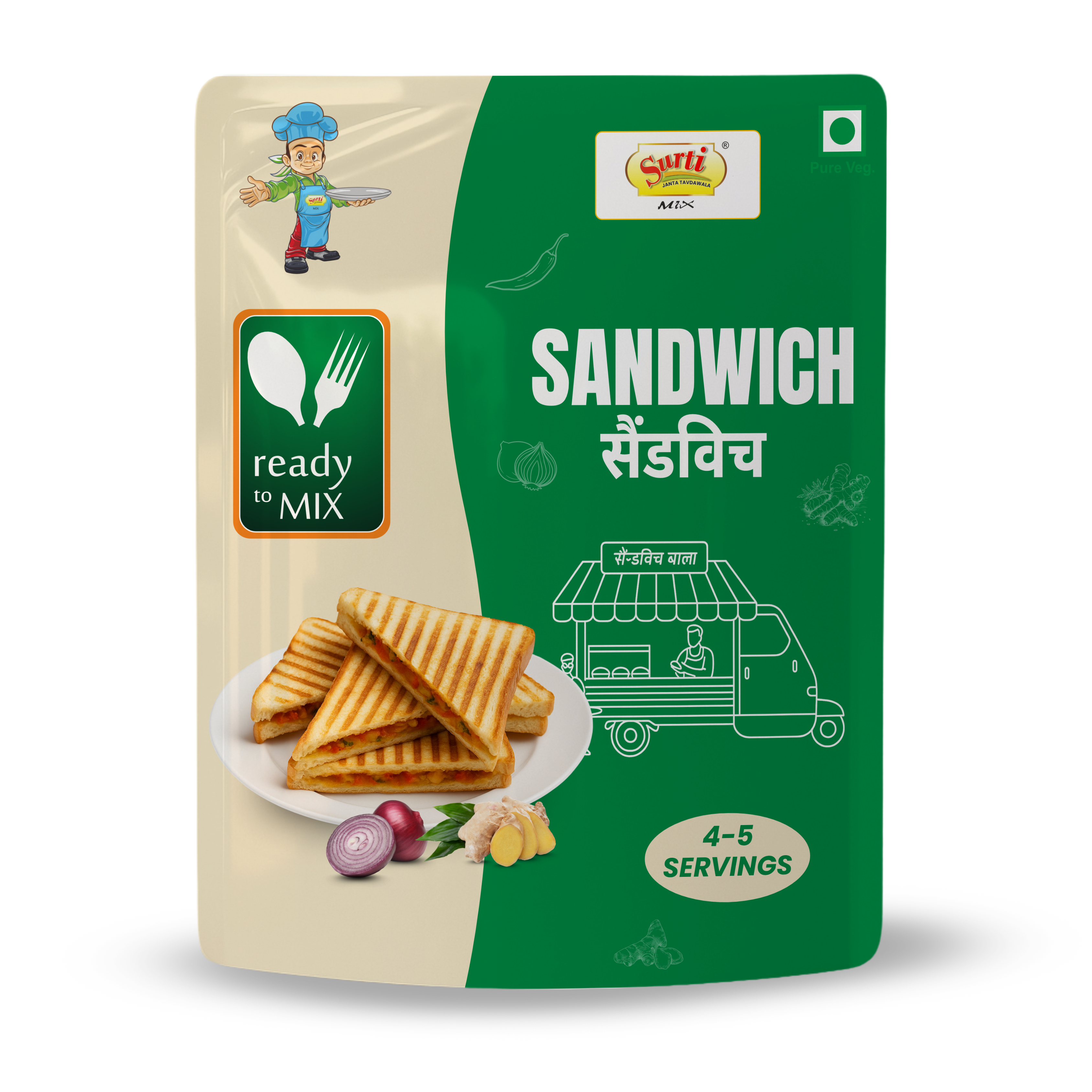 Surtimix Sandwich Masala – सैंडविच मसाला – Zesty & Flavorful Spice Blend
