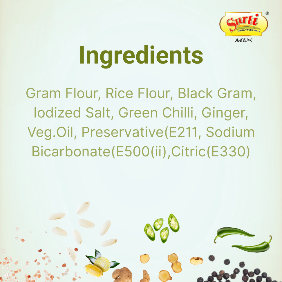 Surtimix Surti Locho Atta – सुरती लोचो आटा – Authentic Gujarati Snack Mix  |Pack Of 3|