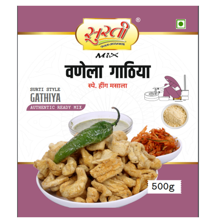 Surtimix Vanela Gathiya Aata – वनेला गाठिया आटा – Soft & Spicy Gujarati Snack Mix