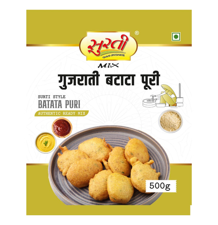 Surtimix Gujarati Batata Puri – गुजराती बटाटा पूरी – Crispy & Flavorful Snack