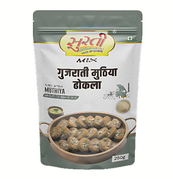 Surtimix Gujarati Muthiya Dhokla – गुजराती मुठिया ढोकला – Healthy & Flavorful Snack