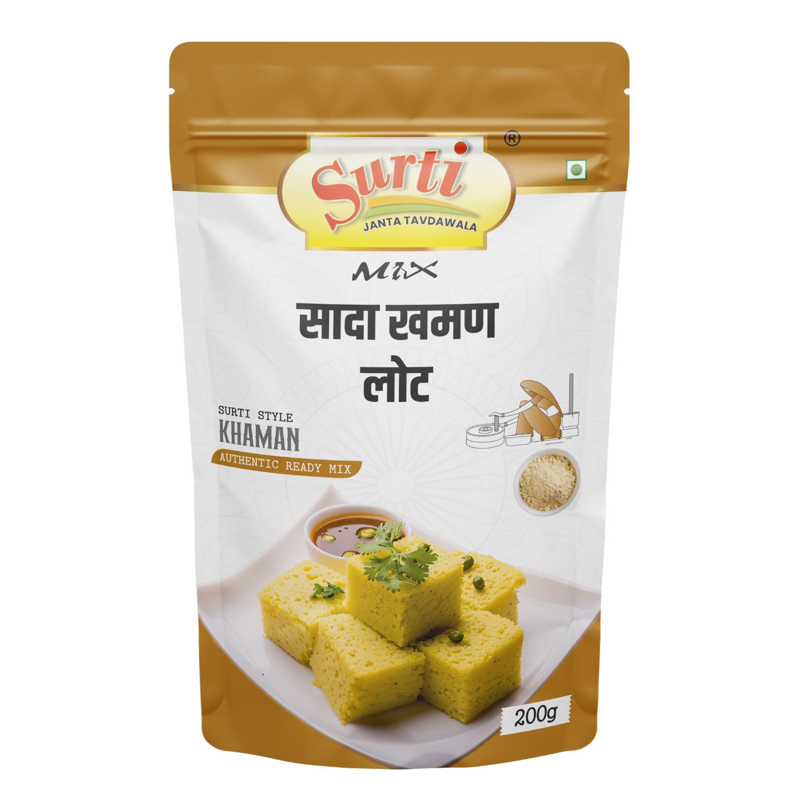 Surtimix Saada Khaman Atta – साधा खमन आटा – Soft & Spongy Gujarati Snack Mix