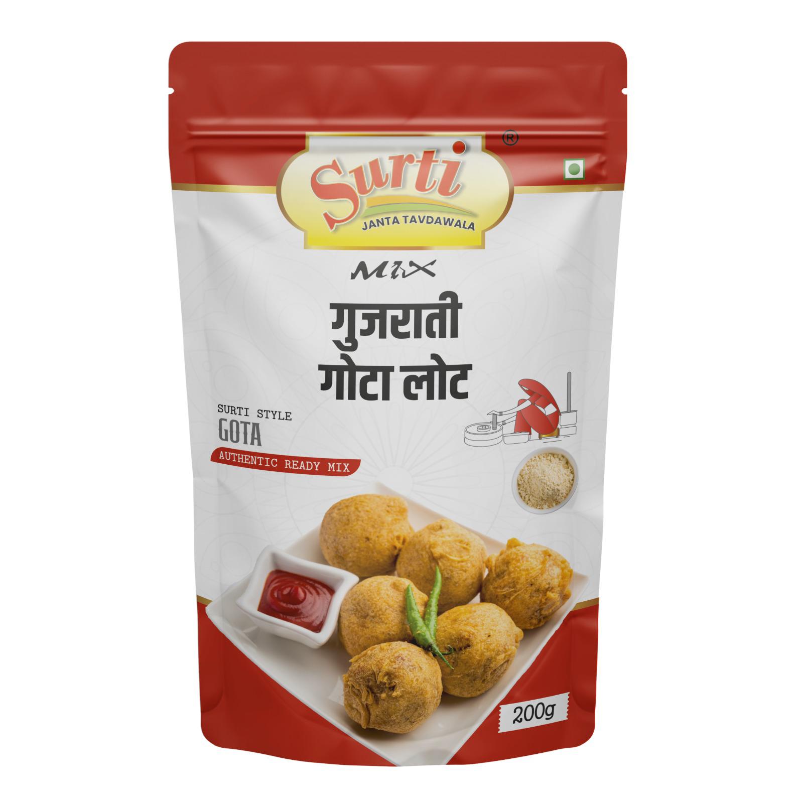 Surtimix Gujarati Gota Atta – गुजराती गोटा आटा – Crispy & Spicy Farsan Mix