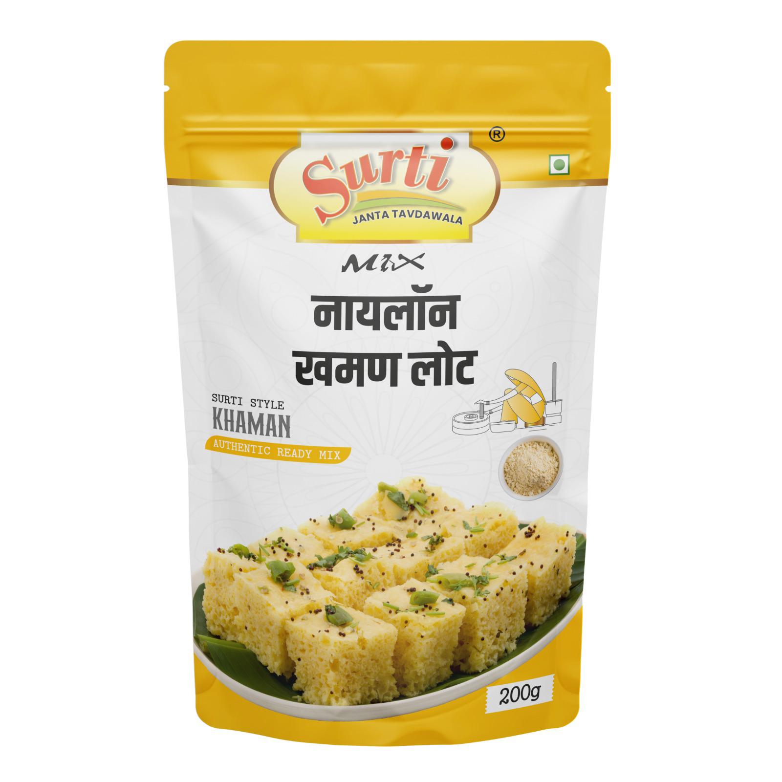 SurtiMix Nylon Khaman Atta - सूरतमिक्स नायलॉन खमन - – Soft & Spongy Gujarati Snack Mix