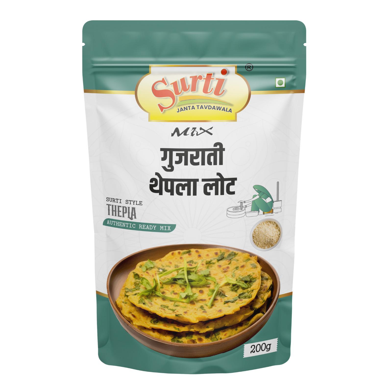 Surtimix Gujarati Thepla Atta – गुजराती थेपला आटा – Authentic Spiced Flatbread Mix