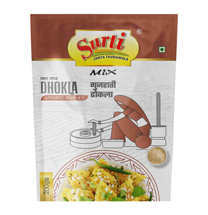 Surtimix Gujarati Dhokla Aata – गुजराती ढोकला आटा – Soft, Fluffy & Spongy Snack Mix