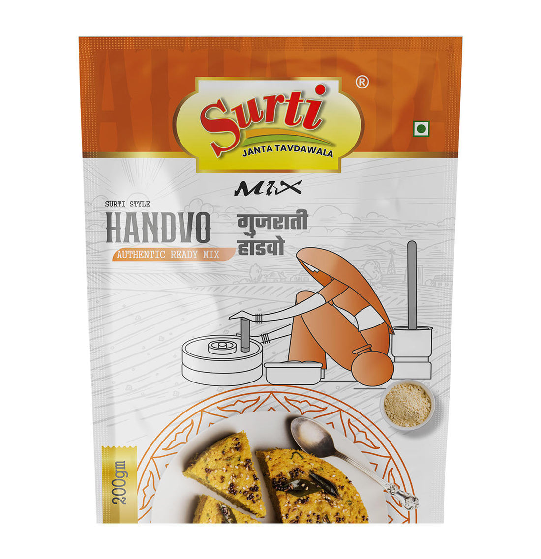 Surtimix Handvo Aata – हांडवो आटा – Traditional Gujarati Savory Mix