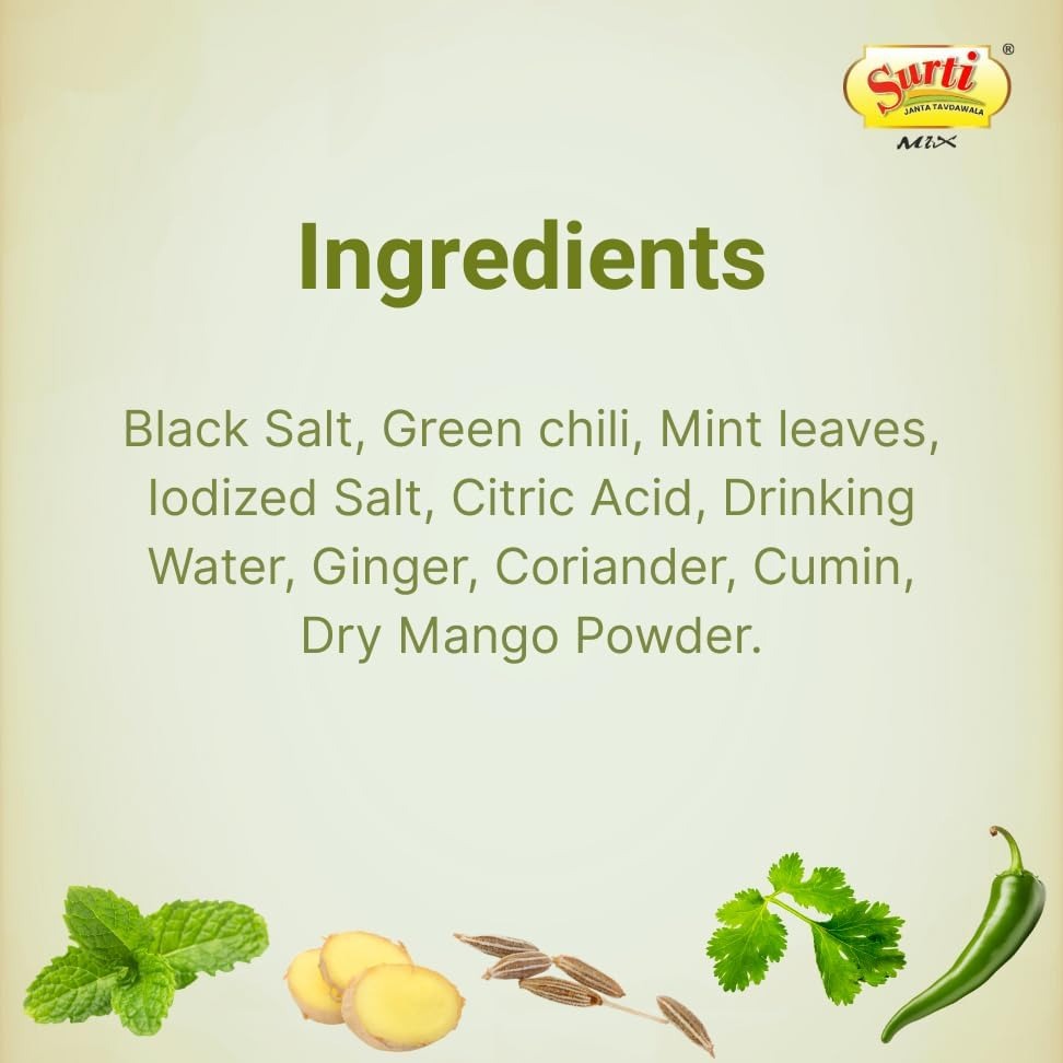 Surti Mix Pani Puri Mix Paste | 3 Tasty Flavours Combo | Khatta Tikha, Hajama Hajam, Hing Tikha Matka |