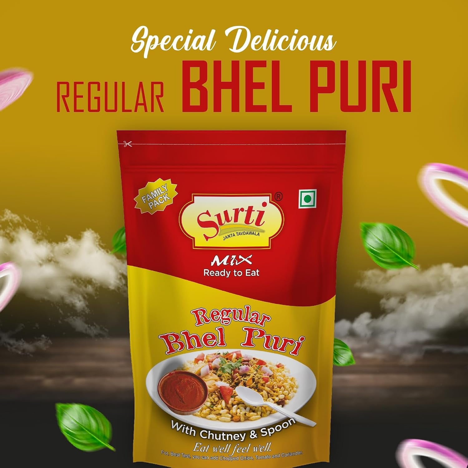 સુરતીમિક્સ નાની ભેલ પુરી – સ્મોલ ભેલ પુરી – ક્રન્ચી અને સ્વાદિષ્ટ ભારતીય ચાટ નાસ્તો