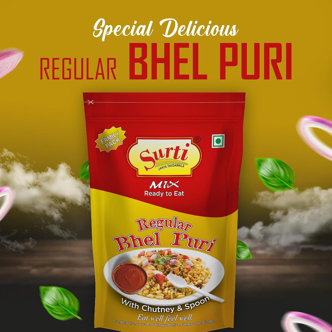 સુરતીમિક્સ નાની ભેલ પુરી – સ્મોલ ભેલ પુરી – ક્રન્ચી અને સ્વાદિષ્ટ ભારતીય ચાટ નાસ્તો
