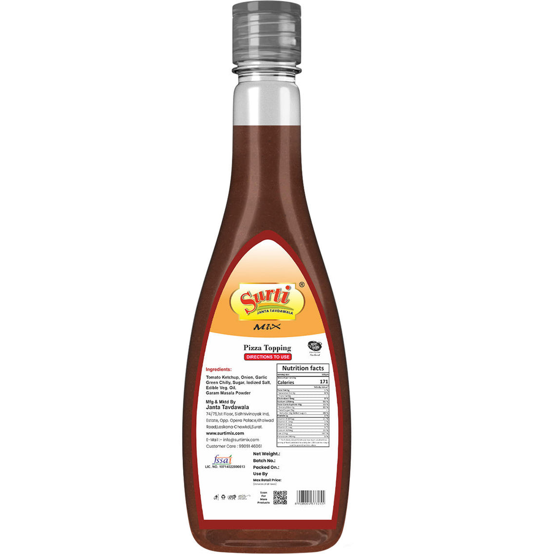 Surtimix Pizza Topping Sauce – Bold & Flavorful Italian-Style Sauce