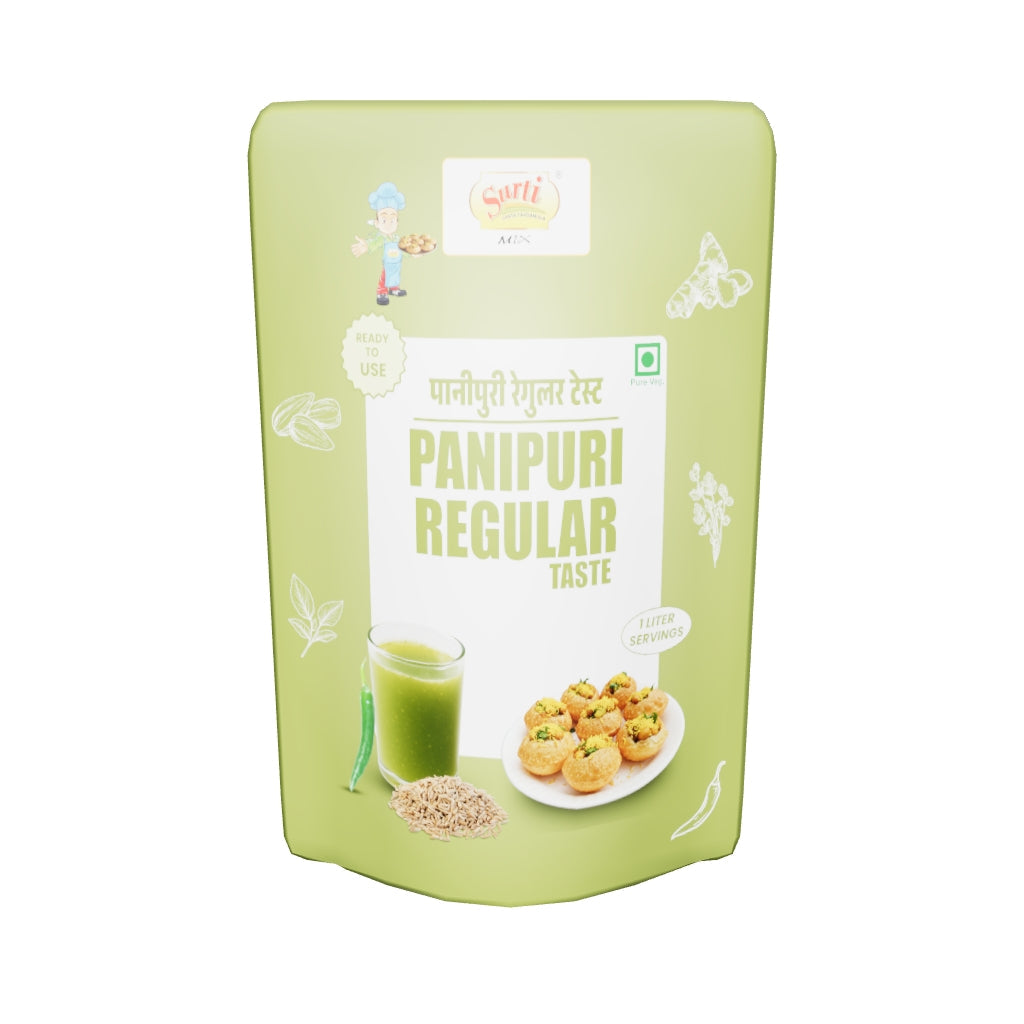 Surtimix PaniPuri | Gol Gappa Paste | Puchka | Pakodi | Pani Patasha | Water Balls Paste Regular – पानी पूरी गोलगप्पे रेगुलर – Classic & Crunchy Street-Style Snack