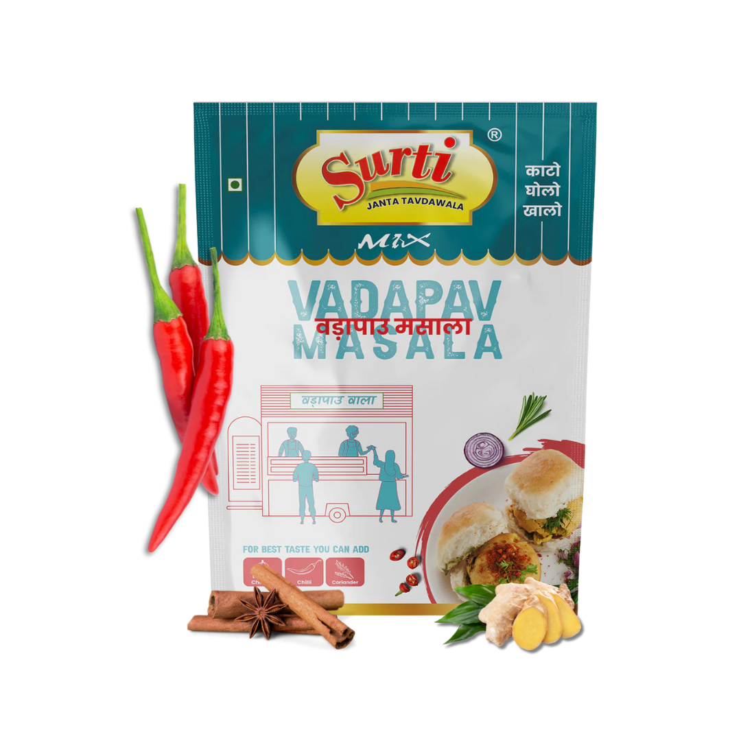 Surtimix Vada Pav Masala – वडा पाव मसाला – Spicy & Flavorful Street-Style Blend